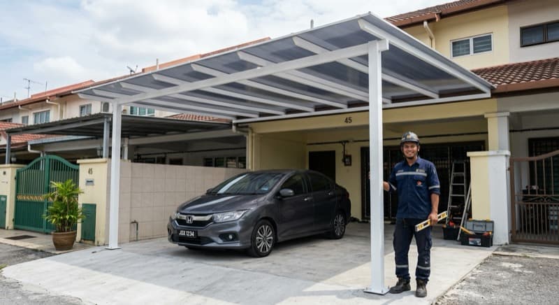 Kanopi Kereta